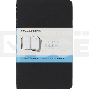 Блокнот Moleskine CAHIER JOURNAL QP314 Pocket 90x140мм обложка картон 64стр. пунктир черный (3шт)