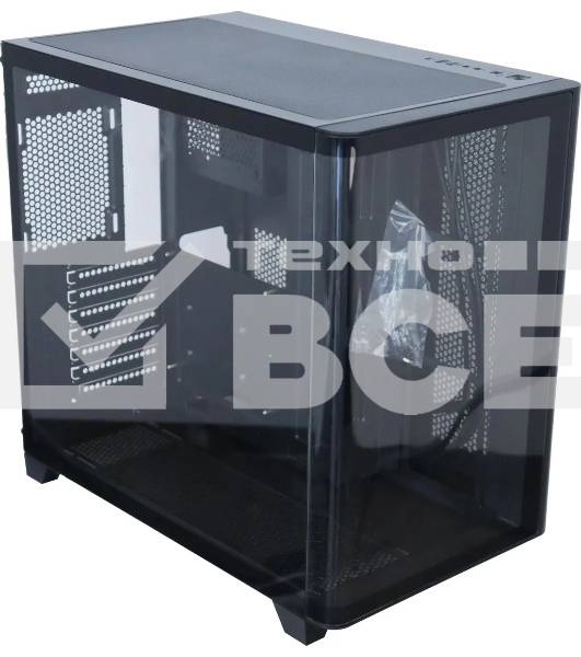 Компьютерный корпус Accord ACC-R7AB черный без БП ATX 2xUSB3.0 1xUSB3.1 audio