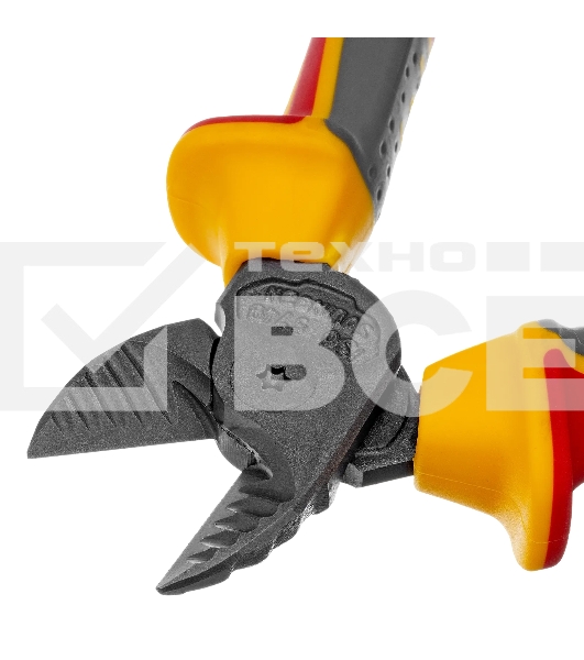 Бокорезы Denzel диэлектрические рукоятки, до 1000 В, трехкомпонентные рукоятки, 160 мм