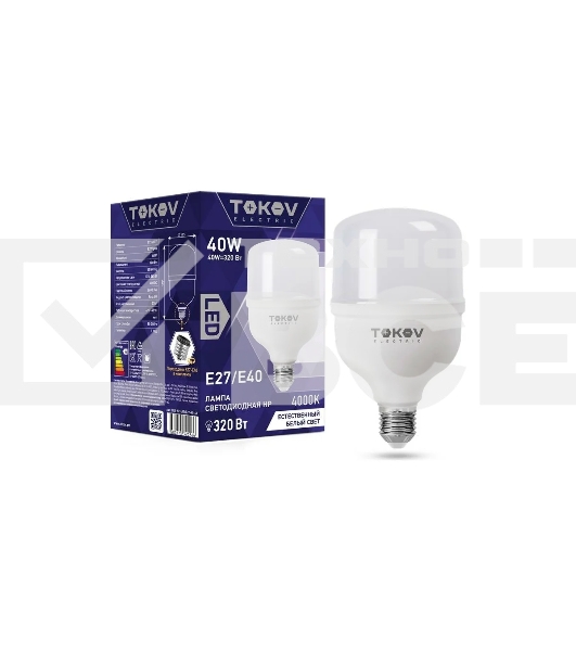Лампа светодиодная TOKOV ELECTRIC 40Вт HP 4000К Е40/Е27 176-264В