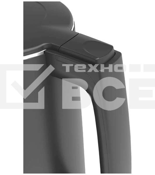 Чайник электрический Candy CK-400 1.7л. 2200Вт черный корпус: нерж.сталь/пластик (FM04WKM00RU)