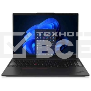 Ноутбук Lenovo Thinkpad T16 Gen4/16'/IPS/Intel Core Ultra 7 255U/16GB/512GB SSD/Arc Graphics/Windows 11 Professional/черный/1.89kg