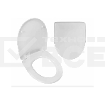 Сиденье для унитаза САМАРА с пластиковыми креплениями, фото3