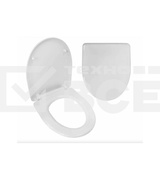 Сиденье для унитаза САМАРА с пластиковыми креплениями