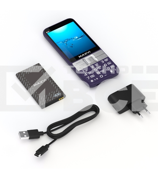 Мобильный телефон Maxvi B33 purple