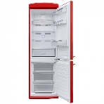 Холодильник Schaub Lorenz SLU S339R3 красный двухкамерный 230/94л морозилка снизу, No Frost, фото5