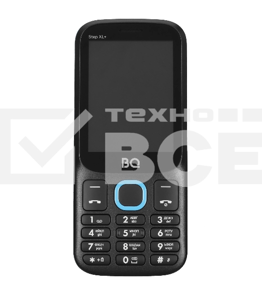Мобильный телефон BQ 2820 Step XL+ черный/синий