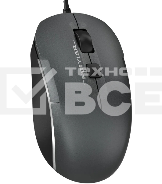 Мышь проводная A4Tech Fstyler FM26 серый/черный, 1600 dpi, USB, кнопки - 4