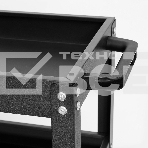 Тележка инструментальная трехсекционная на колесах Deli DL433013 510x260x580мм, до 90кг, толщина полки 0,6мм, толщина стойки 1мм, фото8