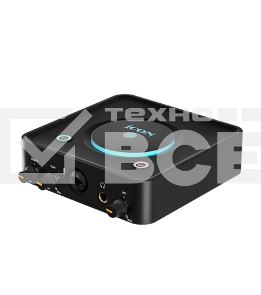 Аудиоинтерфейс USB Icon USolo АЦП/ЦАП 24 бит/192 кГц, 20-20000 Гц, 108 дБ, S/N: -108 дБ, THD+N: -91 дБ, Combo XLR/TRS микр. вход / 2x1/4