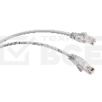Патч-корд Cabeus PC-UTP-RJ45-Cat.6-1.5m-LSZH, U/UTP, категория 6, 2xRJ45/8p8c, неэкранированный, серый, LSZH, 1.5м, фото 1