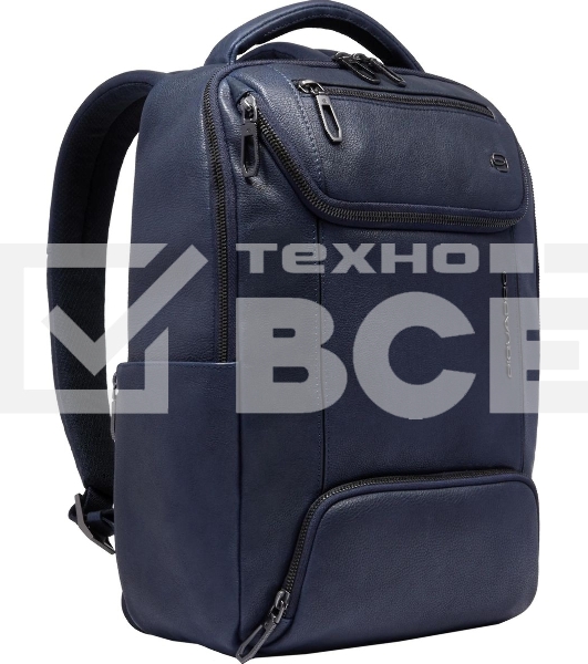 Рюкзак Piquadro Cronus CA6687S134/BLU синий кожа