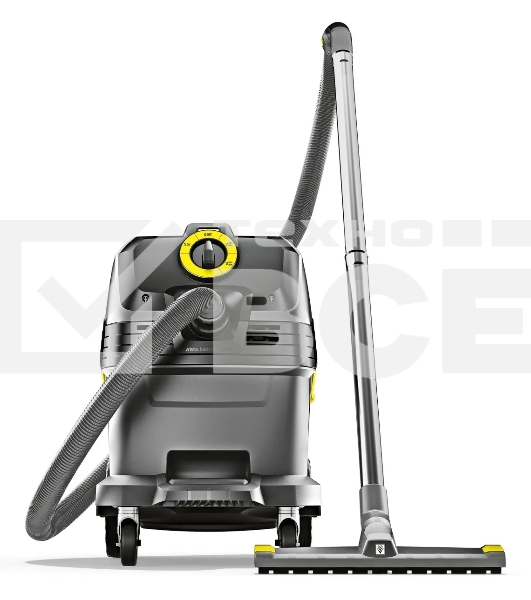 Строительный пылесос Karcher NT 30/1 Tact L серый, 1380 Вт, уборка сухая/сбор воды, пылесборник мешок/контейнер, 30 л