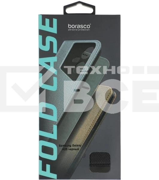 Чехол (клип-кейс) BoraSCO для Samsung Galaxy A25 Microfiber Case черный