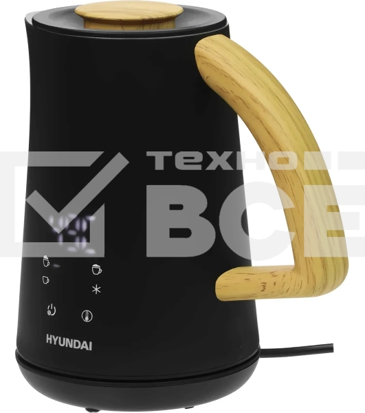 Капучинатор Hyundai HMF-P900 500мл черный/коричневый