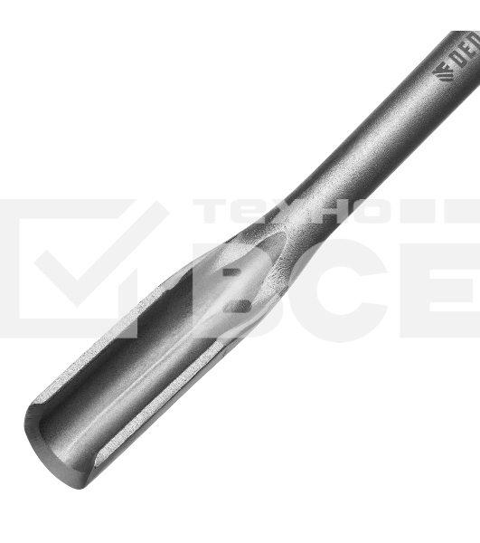 Зубило Denzel канальное, 14 х 22 х 250 мм, 40Cr, SDS PLUS