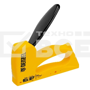 Степлер пластиковый Denzel скобы в комплекте, тип 53, 6-10 мм