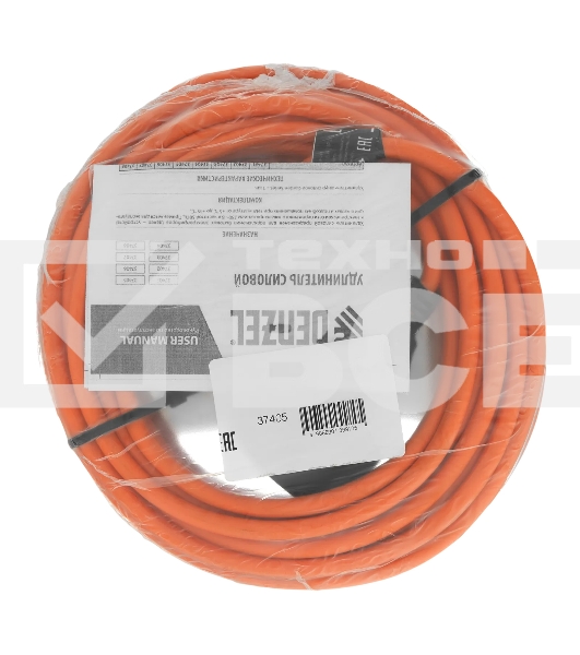 Удлинитель-шнур силовой Garden Series Denzel ПВС, 10 м, 1 розетка, 3x1 мм