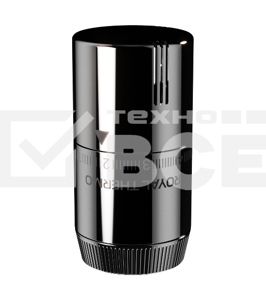 Термоголовка жидкостная Royal Thermo Design М30х1,5 (хром)