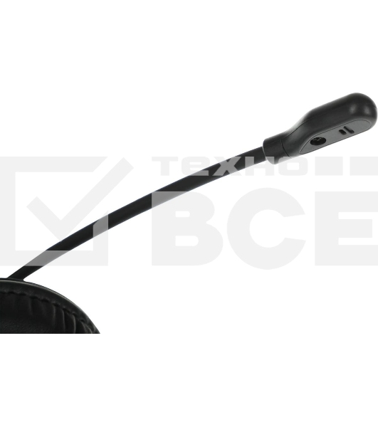 Гарнитура проводная с микрофоном A4Tech HU-10 черный 2м накладные USB оголовье