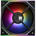 Кулер для корпуса Thermalright TL-M12R-S Reverse (124x120x25mm, 4-pin PWM, ARGB, 34.43CFM, 23.2dBA, 1500RPM, черный), фото7