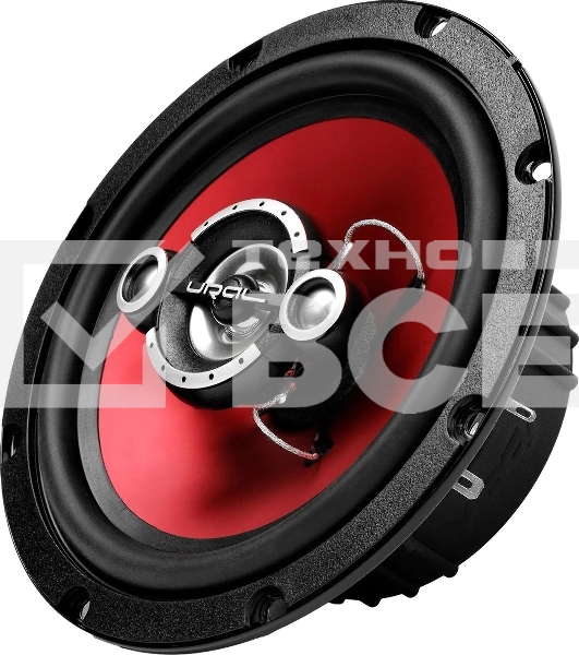 Колонки автомобильные Ural DDB AS-D1741 190Вт 16см (6.5дюйм) (ком.:2кол.) коаксиальные четырехполосные