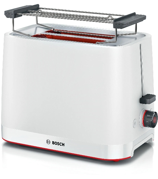 Тостер Bosch TAT3M121 белый, 950 Вт, 2 слота