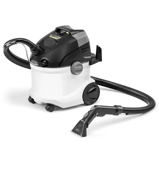 Пылесос моющий Karcher SE 5 Car белый/черный, 1000 Вт, уборка влажная/сухая, пылесборник мешок/контейнер 4 л (в компл.:1мешок)