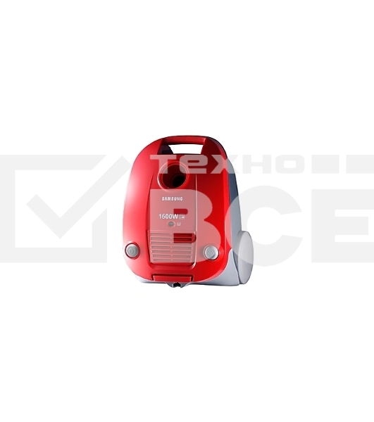 Пылесос Samsung VCC4135S37/BOL красный, 320/1600 Вт, уборка сухая, пылесборник мешок 3 л