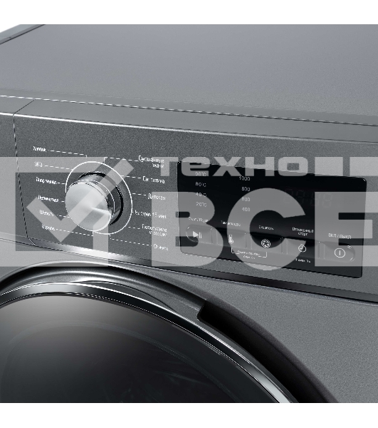Стиральная машина Бирюса WM-SL610/11 S серый, загрузка фронтальная 6 кг, 1000 об/мин, класс А++