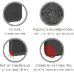 Чехол (клип-кейс) DF sOriginal-33, для Samsung Galaxy A03 Core, черный, фото2