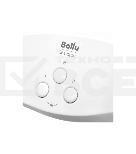 Водонагреватель проточный Ballu 3-Logic TS (6,5 kW) - кран+душ