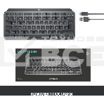 Клавиатура Logitech MX Keys Mini (920-010501) беспроводная, USB, Bluetooth/Радиоканал, темно-серый/черный, фото3