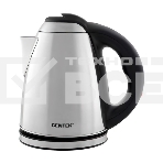 Чайник Centek CT-0049 металл 1,8л, 2000Вт, нерж крышка внутри и снаружи, нерж база, двойная защита, фото 1