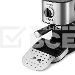 Кофеварка рожковая Kitfort KT-753 черный/нержавеющая сталь, молотый, 1 л, 850 Вт, 15 Бар, фото4