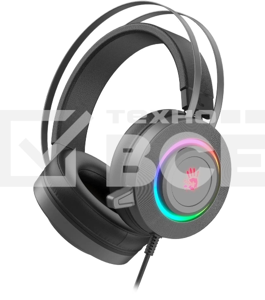 Наушники с микрофоном A4Tech Bloody G521S серый 2.3м мониторные USB оголовье (G521S)