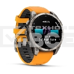 Смарт-часы Garmin Fenix 8 AMOLED Sapphire титановый серый, оранжевый 47мм, фото3