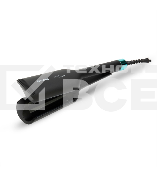 Щипцы Vitek Aquamarine VT-2380 100Вт черный/голубой макс.темп.:200С покрытие:керамическое