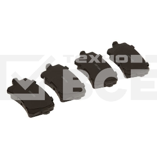 Колодки тормозные задние LPR 05P1390, комплект