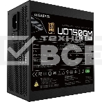 Блок питания Gigabyte ATX 750W GP-UD750GM PG5 80 PLUS gold (20+4pin) APFC 120мм fan 8xSATA Cab Manag RTL, фото5