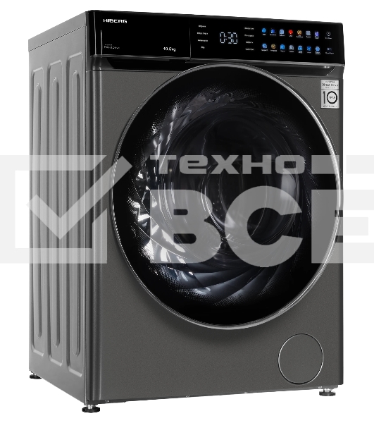 Стиральная машина HIBERG i-DDQ11 - 1014 Sd Темно-серый загр. фронтальная макс.: 10,5 кг 1200 об/мин класс: А+++
