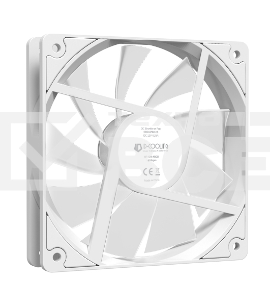 Вентилятор ID-Cooling XF-120-ARGB-W белый 120мм 1500rpm 30.5db 4-pin