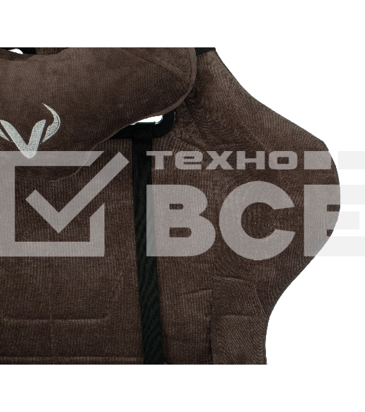 Кресло игровое Бюрократ VIKING KNIGHT LT10 FABRIC коричневый крестовина металл/пластик