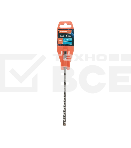 Бур 4x4 EDGE by PATRIOT SDS Plus 8x210, 4 режущих грани