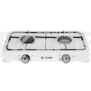 Плитка газовая Delta D-2206 двухконфорочная; белый