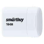 Флешка USB Smartbuy LARA White (SB16GbLARA-W), 16 Gb, USB 2.0, R/W 15/5, белый, фото 1