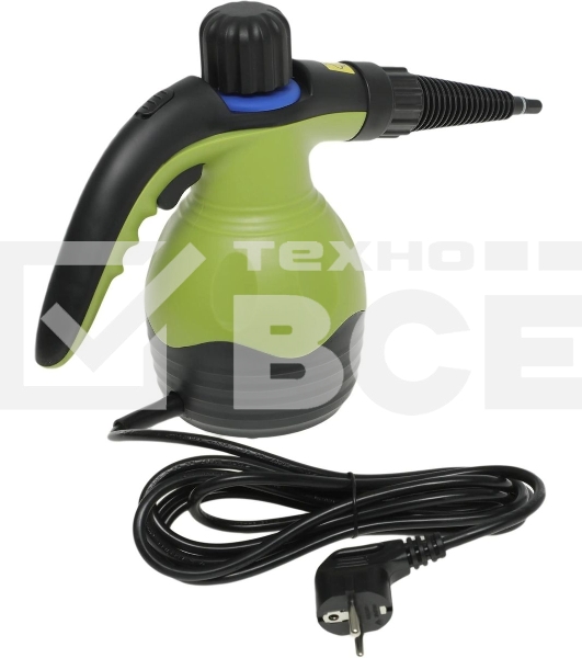 Пароочиститель ручной Kitfort KT-950 1000Вт черный/желтый