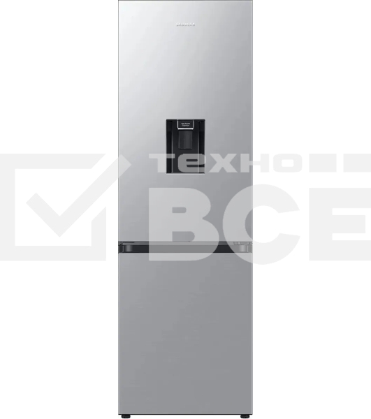 Холодильник Samsung RB34C632ESA/EF графит двухкамерный 227/114л морозилка снизу, No Frost