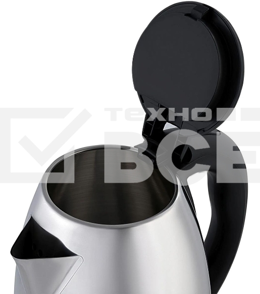 Чайник электрический Starwind SKS1771 1.8 л, 1700 Вт, серебристый/черный корпус: металл/пластик