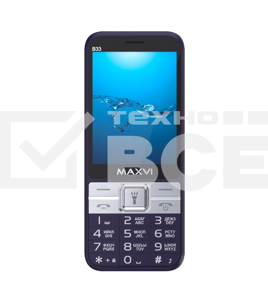 Мобильный телефон Maxvi B33 purple